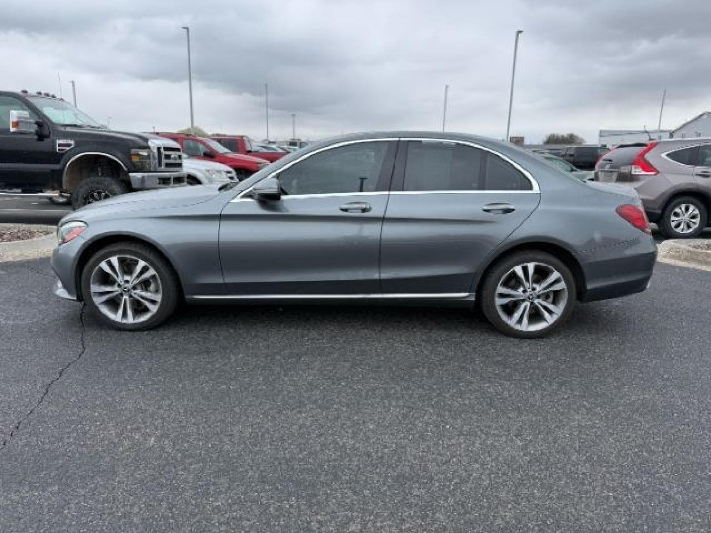 2019 GRAY /Black Mercedes-Benz C 300 4MATIC (WDDWF8EB7KR) with an 2L I-4 gasoline direct injection engine, AUTOMATIC transmission - At Timberline Auto, finding a great deal on your next vehicle is always easy! Our experienced sales staff goal is to help find you the right vehicle at the right price! Our knowledgeable finance department has options for almost any credit score. We offer extended service contract options to prot - Photo#1