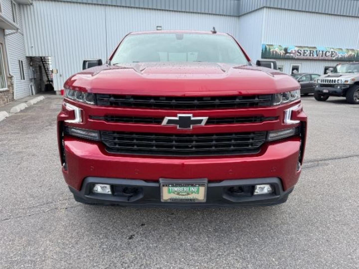 2021 RED /Jet Black Chevrolet Silverado 1500 (1GCUYEEDXMZ) with an EcoTec3 53L V-8 gasoline direct injection engine, Automatic transmission, located at 1175 N Woodruff Ave, Idaho Falls, ID, 83401, 43.506901, -111.999657 - Photo#38
