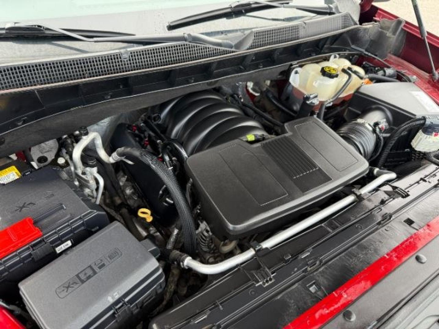 2021 RED /Jet Black Chevrolet Silverado 1500 (1GCUYEEDXMZ) with an EcoTec3 53L V-8 gasoline direct injection engine, Automatic transmission, located at 1175 N Woodruff Ave, Idaho Falls, ID, 83401, 43.506901, -111.999657 - Photo#57
