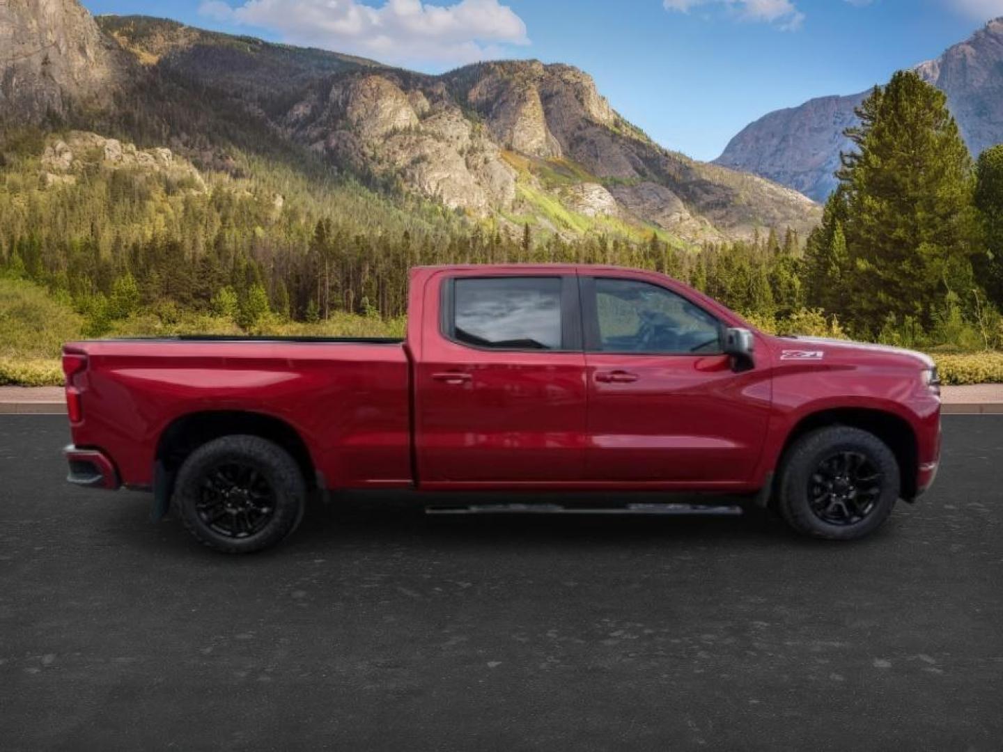 2021 RED /Jet Black Chevrolet Silverado 1500 (1GCUYEEDXMZ) with an EcoTec3 53L V-8 gasoline direct injection engine, Automatic transmission, located at 1175 N Woodruff Ave, Idaho Falls, ID, 83401, 43.506901, -111.999657 - Photo#7