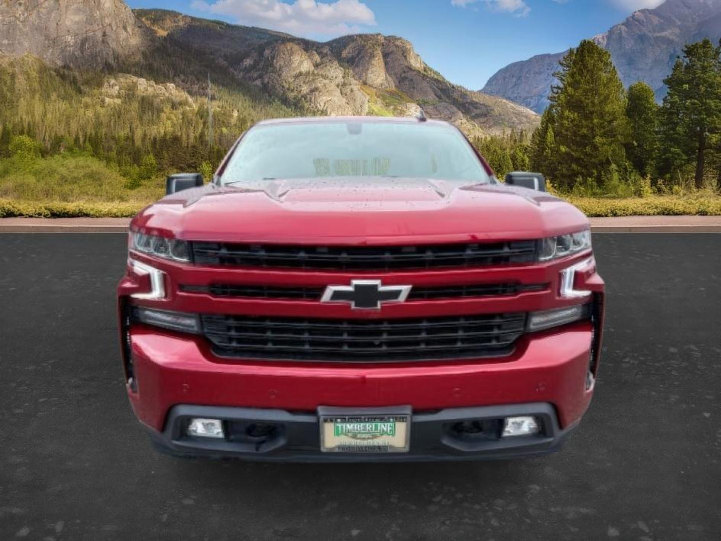 2021 RED /Jet Black Chevrolet Silverado 1500 (1GCUYEEDXMZ) with an EcoTec3 53L V-8 gasoline direct injection engine, Automatic transmission, located at 1175 N Woodruff Ave, Idaho Falls, ID, 83401, 43.506901, -111.999657 - Photo#9