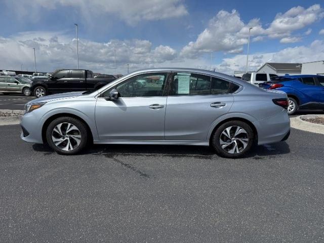 2021 SILVER /Slate Black Subaru Legacy (4S3BWAD60M3) with an 25L H-4 gasoline direct injection engine, Automatic transmission, located at 1175 N Woodruff Ave, Idaho Falls, ID, 83401, 43.506901, -111.999657 - At Timberline Auto, finding a great deal on your next vehicle is always easy! Our experienced sales staff goal is to help find you the right vehicle at the right price! Our knowledgeable finance department has options for almost any credit score. We offer extended service contract options to prot - Photo#1