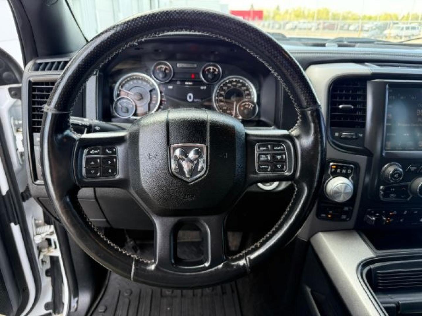 2017 Bright White Clearcoat /Red/Black Ram 1500 Rebel Crew Cab 4x4 5'7 Box (1C6RR7YT3HS) with an HEMI 5.7L V-8 variable valve control engine, AUTOMATIC transmission, located at 1235 N Woodruff Ave., Idaho Falls, 83401, (208) 523-1053, 43.507172, -112.000488 - At Timberline Auto, finding a great deal on your next vehicle is always easy! Our experienced sales staff goal is to help find you the right vehicle at the right price! Our knowledgeable finance department has options for almost any credit score. We offer extended service contract options to prot - Photo#43