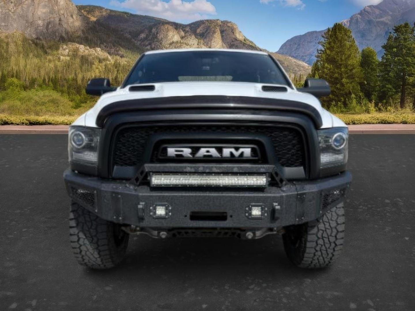 2017 Bright White Clearcoat /Red/Black Ram 1500 Rebel Crew Cab 4x4 5'7 Box (1C6RR7YT3HS) with an HEMI 5.7L V-8 variable valve control engine, AUTOMATIC transmission, located at 1235 N Woodruff Ave., Idaho Falls, 83401, (208) 523-1053, 43.507172, -112.000488 - At Timberline Auto, finding a great deal on your next vehicle is always easy! Our experienced sales staff goal is to help find you the right vehicle at the right price! Our knowledgeable finance department has options for almost any credit score. We offer extended service contract options to prot - Photo#9