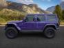 2023 PURPLE /Black Jeep Wrangler 4-Door Rubicon 392 4x4 (1C4JJXSJ6PW) with an HEMI 6.4L V-8 premium unleaded engine, AUTOMATIC transmission, located at 1235 N Woodruff Ave., Idaho Falls, 83401, (208) 523-1053, 43.507172, -112.000488 - At Timberline Auto, finding a great deal on your next vehicle is always easy! Our experienced sales staff goal is to help find you the right vehicle at the right price! Our knowledgeable finance department has options for almost any credit score. We offer extended service contract options to prot - Photo#1