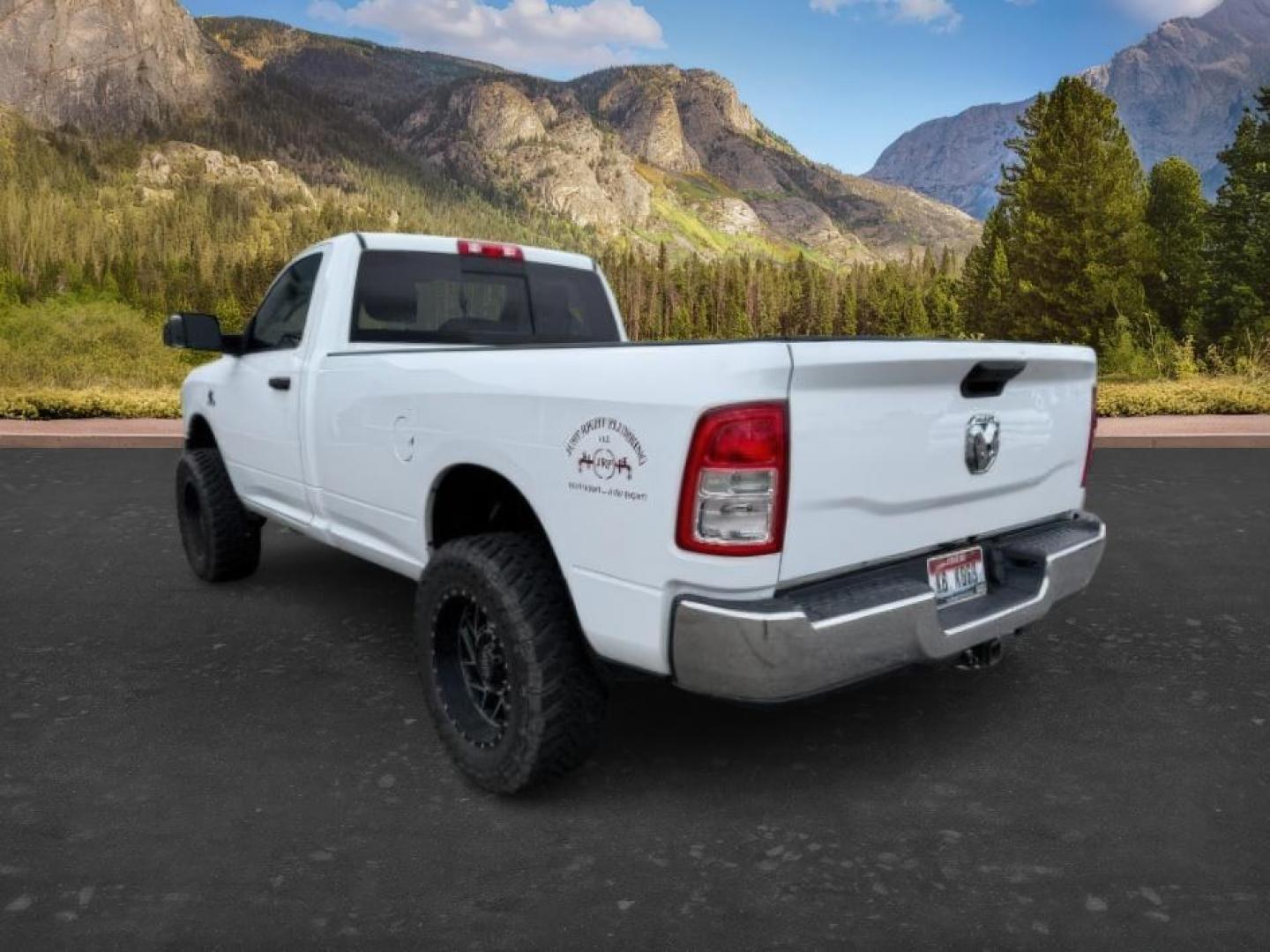 2020 WHITE /Diesel Gray/Black Ram 3500 Tradesman Regular Cab 4x4 8' Box (3C63R3AL1LG) with an Cummins High Output 6.7L I-6 diesel direct injecti engine, AUTOMATIC transmission, located at 1235 N Woodruff Ave., Idaho Falls, 83401, (208) 523-1053, 43.507172, -112.000488 - At Timberline Auto, finding a great deal on your next vehicle is always easy! Our experienced sales staff goal is to help find you the right vehicle at the right price! Our knowledgeable finance department has options for almost any credit score. We offer extended service contract options to prot - Photo#2