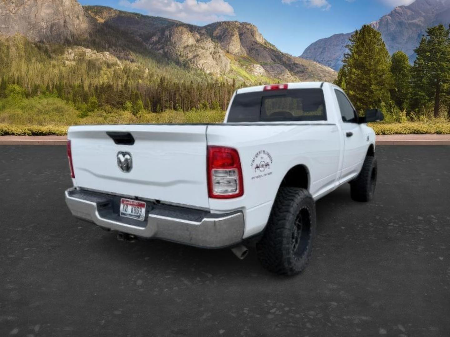 2020 WHITE /Diesel Gray/Black Ram 3500 Tradesman Regular Cab 4x4 8' Box (3C63R3AL1LG) with an Cummins High Output 6.7L I-6 diesel direct injecti engine, AUTOMATIC transmission, located at 1235 N Woodruff Ave., Idaho Falls, 83401, (208) 523-1053, 43.507172, -112.000488 - At Timberline Auto, finding a great deal on your next vehicle is always easy! Our experienced sales staff goal is to help find you the right vehicle at the right price! Our knowledgeable finance department has options for almost any credit score. We offer extended service contract options to prot - Photo#6