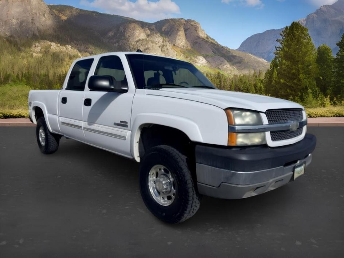 2004 WHITE /Medium Gray Chevrolet Silverado 2500HD (1GCHK23284F) with an Duramax 66L V-8 diesel direct injection engine, Automatic transmission, located at 1175 N Woodruff Ave, Idaho Falls, ID, 83401, 43.506901, -111.999657 - At Timberline Auto, finding a great deal on your next vehicle is always easy! Our experienced sales staff goal is to help find you the right vehicle at the right price! Our knowledgeable finance department has options for almost any credit score. We offer extended service contract options to prot- Photo#6