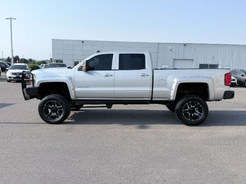 2015 Silver Ice Metallic /Jet Black Chevrolet Silverado LT (1GC4KZC85FF) with an V8, 6.6L engine, 6-speed automatic transmission, located at 1175 N Woodruff Ave, Idaho Falls, ID, 83401, 43.506901, -111.999657 - <b>Vehicle Details</b><br>Take command of serious capability with this pre-owned 2015 Chevrolet Silverado 3500 LT 4WD, a hardworking heavy-duty pickup built to handle demanding jobs and big adventures alike. Powered by a robust V8 6.6L Diesel engine, this Chevrolet Silverado 3500 delivers the streng- Photo#1