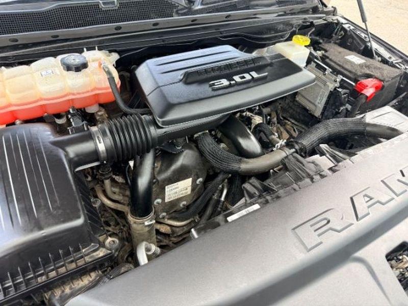 2020 Diamond Black Crystal Pearlcoat /Diesel Gray/Black Ram 1500 Big Horn (1C6SRFMM1LN) with an V6, 3.0L engine, 8-speed automatic transmission, located at 1175 N Woodruff Ave, Idaho Falls, ID, 83401, 43.506901, -111.999657 - <b>Vehicle Details</b><br>Versatility, capability, and comfort come together in this pre-owned 2020 Ram 1500 Big Horn Crew Cab 4x4 with the 6'4" Box, now available in Idaho Falls, ID. Powered by a 3.0L V6 Diesel engine and equipped with 4WD, this Ram is built to handle daily driving, weekend towing,- Photo#29
