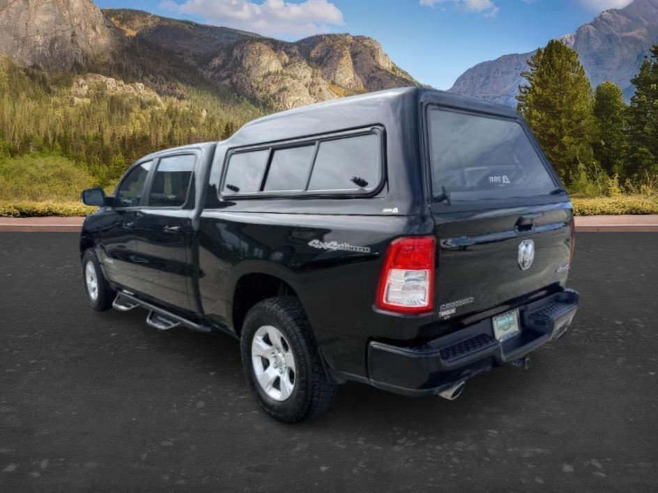 2020 BLACK /Diesel Gray/Black Ram 1500 Big Horn Crew Cab 4x4 6'4 Box (1C6SRFMM1LN) with an EcoDiesel 3L V-6 diesel direct injection engine, AUTOMATIC transmission, located at 1235 N Woodruff Ave., Idaho Falls, 83401, (208) 523-1053, 43.507172, -112.000488- Photo#2
