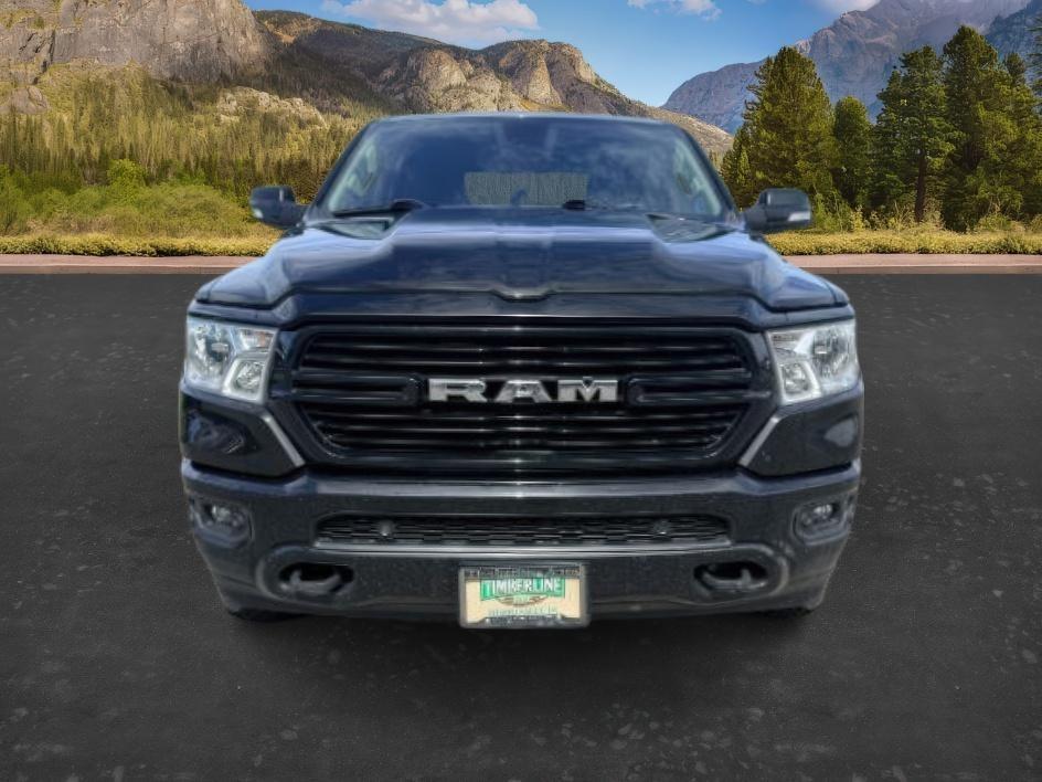 2020 BLACK /Diesel Gray/Black Ram 1500 Big Horn Crew Cab 4x4 6'4 Box (1C6SRFMM1LN) with an EcoDiesel 3L V-6 diesel direct injection engine, AUTOMATIC transmission, located at 1235 N Woodruff Ave., Idaho Falls, 83401, (208) 523-1053, 43.507172, -112.000488- Photo#8