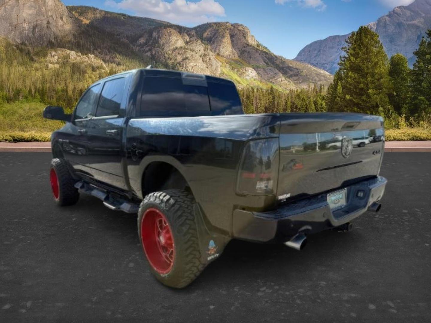 2018 Black /Diesel Grey/Black Ram 1500 (1C6RR7LM3JS) with an EcoDiesel 3L V-6 diesel direct injection engine, Automatic transmission, located at 1175 N Woodruff Ave, Idaho Falls, ID, 83401, 43.506901, -111.999657- Photo#2