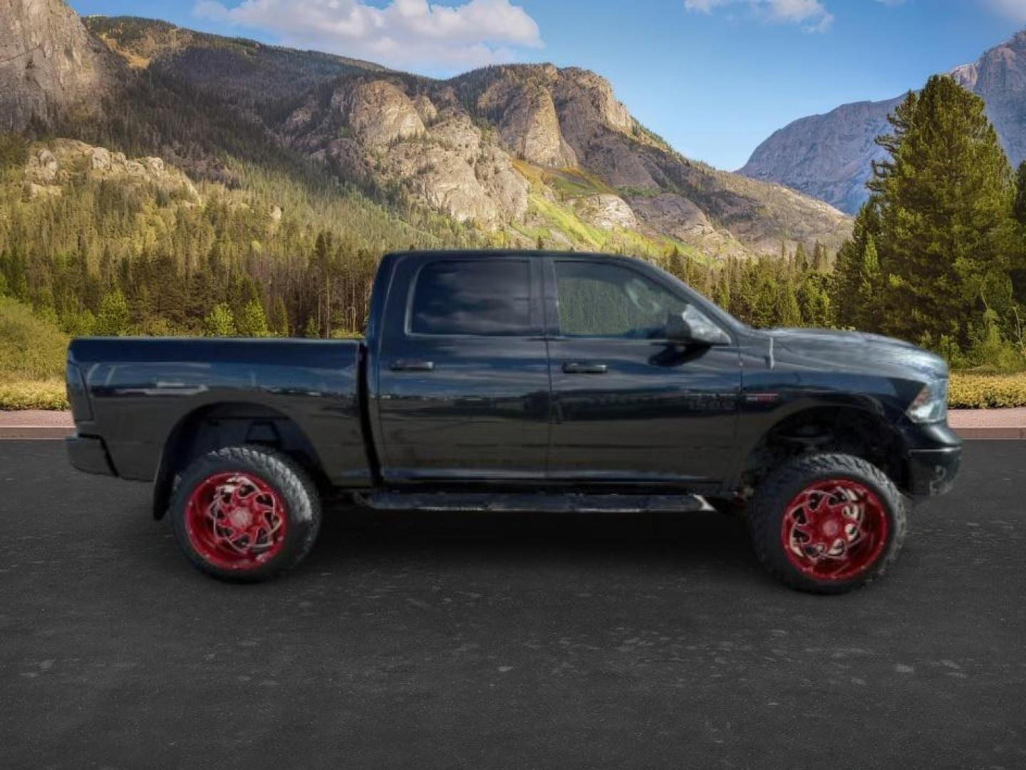 2018 Black /Diesel Grey/Black Ram 1500 (1C6RR7LM3JS) with an EcoDiesel 3L V-6 diesel direct injection engine, Automatic transmission, located at 1175 N Woodruff Ave, Idaho Falls, ID, 83401, 43.506901, -111.999657- Photo#5