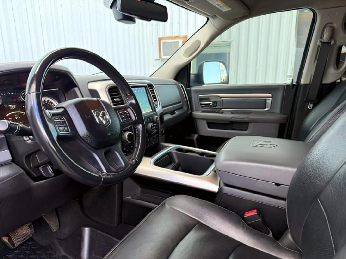 2018 Black /Diesel Grey/Black Ram 1500 (1C6RR7LM3JS) with an EcoDiesel 3L V-6 diesel direct injection engine, Automatic transmission, located at 1175 N Woodruff Ave, Idaho Falls, ID, 83401, 43.506901, -111.999657- Photo#12