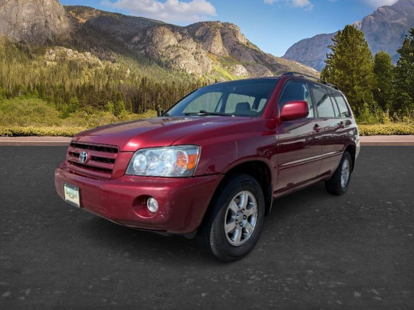 2007 RED /Ivory Toyota Highlander (JTEHP21A570) with an 33L V-6 DOHC engine, Automatic transmission, located at 1175 N Woodruff Ave, Idaho Falls, ID, 83401, 43.506901, -111.999657- Photo#0
