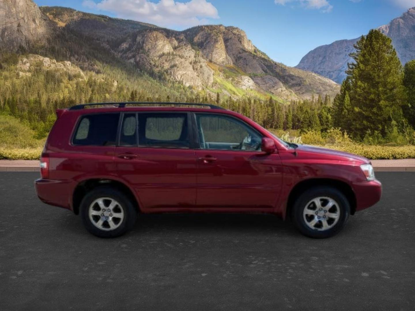 2007 RED /Ivory Toyota Highlander (JTEHP21A570) with an 33L V-6 DOHC engine, Automatic transmission, located at 1175 N Woodruff Ave, Idaho Falls, ID, 83401, 43.506901, -111.999657- Photo#7