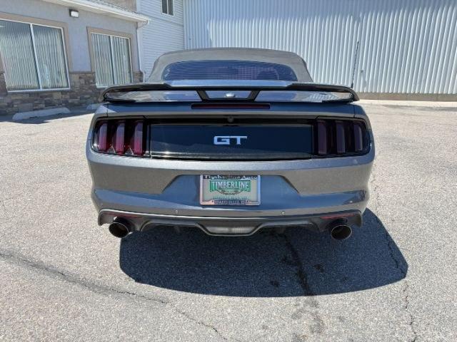 2015 GRAY /Ebony Ford Mustang GT Premium (1FATP8FF9F5) with an 5L V-8 DOHC engine, AUTOMATIC transmission, located at 1235 N Woodruff Ave., Idaho Falls, 83401, (208) 523-1053, 43.507172, -112.000488 - At Timberline Auto, finding a great deal on your next vehicle is always easy! Our experienced sales staff goal is to help find you the right vehicle at the right price! Our knowledgeable finance department has options for almost any credit score. We offer extended service contract options to prot- Photo#28