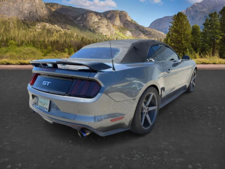 2015 GRAY /Ebony Ford Mustang GT Premium (1FATP8FF9F5) with an 5L V-8 DOHC engine, AUTOMATIC transmission, located at 1235 N Woodruff Ave., Idaho Falls, 83401, (208) 523-1053, 43.507172, -112.000488 - At Timberline Auto, finding a great deal on your next vehicle is always easy! Our experienced sales staff goal is to help find you the right vehicle at the right price! Our knowledgeable finance department has options for almost any credit score. We offer extended service contract options to prot- Photo#5