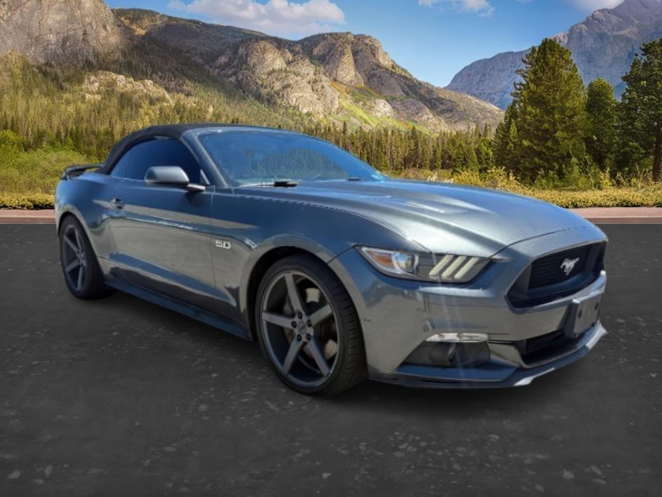 2015 GRAY /Ebony Ford Mustang GT Premium (1FATP8FF9F5) with an 5L V-8 DOHC engine, AUTOMATIC transmission, located at 1235 N Woodruff Ave., Idaho Falls, 83401, (208) 523-1053, 43.507172, -112.000488 - At Timberline Auto, finding a great deal on your next vehicle is always easy! Our experienced sales staff goal is to help find you the right vehicle at the right price! Our knowledgeable finance department has options for almost any credit score. We offer extended service contract options to prot- Photo#7
