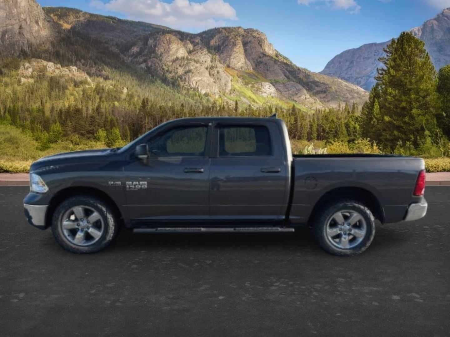2019 GRAY /Diesel Gray/Black Ram 1500 Classic (1C6RR7LT6KS) with an HEMI 57L V-8 variable valve control engine, Automatic transmission, located at 1175 N Woodruff Ave, Idaho Falls, ID, 83401, 43.506901, -111.999657 - At Timberline Auto, finding a great deal on your next vehicle is always easy! Our experienced sales staff goal is to help find you the right vehicle at the right price! Our knowledgeable finance department has options for almost any credit score. We offer extended service contract options to prot - Photo#0