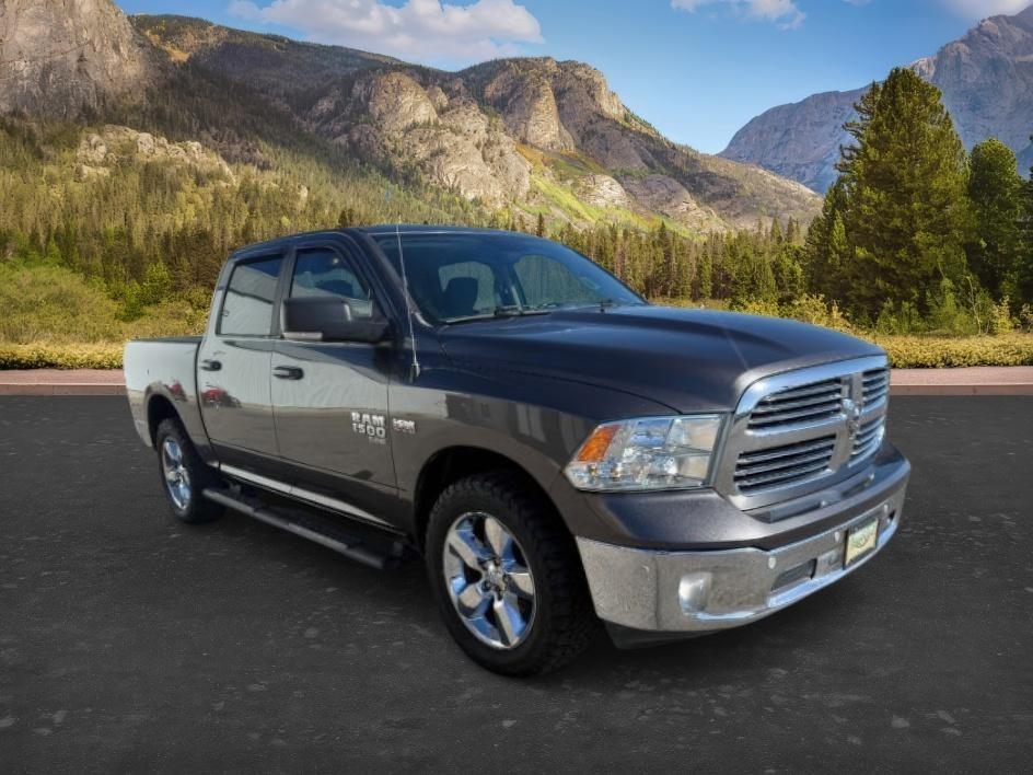 2019 GRAY /Diesel Gray/Black Ram 1500 Classic Big Horn Crew Cab 4x4 5'7 Box (1C6RR7LT6KS) with an HEMI 5.7L V-8 variable valve control engine, AUTOMATIC transmission, located at 1235 N Woodruff Ave., Idaho Falls, 83401, (208) 523-1053, 43.507172, -112.000488 - At Timberline Auto, finding a great deal on your next vehicle is always easy! Our experienced sales staff goal is to help find you the right vehicle at the right price! Our knowledgeable finance department has options for almost any credit score. We offer extended service contract options to prot- Photo#8
