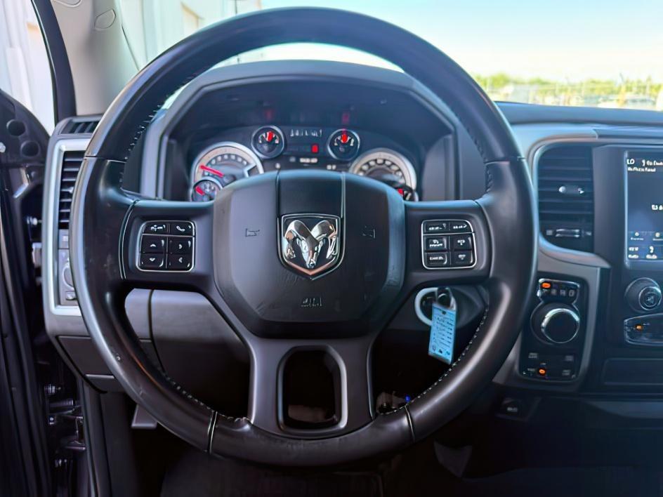 2019 GRAY /Diesel Gray/Black Ram 1500 Classic Big Horn Crew Cab 4x4 5'7 Box (1C6RR7LT6KS) with an HEMI 5.7L V-8 variable valve control engine, AUTOMATIC transmission, located at 1235 N Woodruff Ave., Idaho Falls, 83401, (208) 523-1053, 43.507172, -112.000488 - At Timberline Auto, finding a great deal on your next vehicle is always easy! Our experienced sales staff goal is to help find you the right vehicle at the right price! Our knowledgeable finance department has options for almost any credit score. We offer extended service contract options to prot- Photo#15