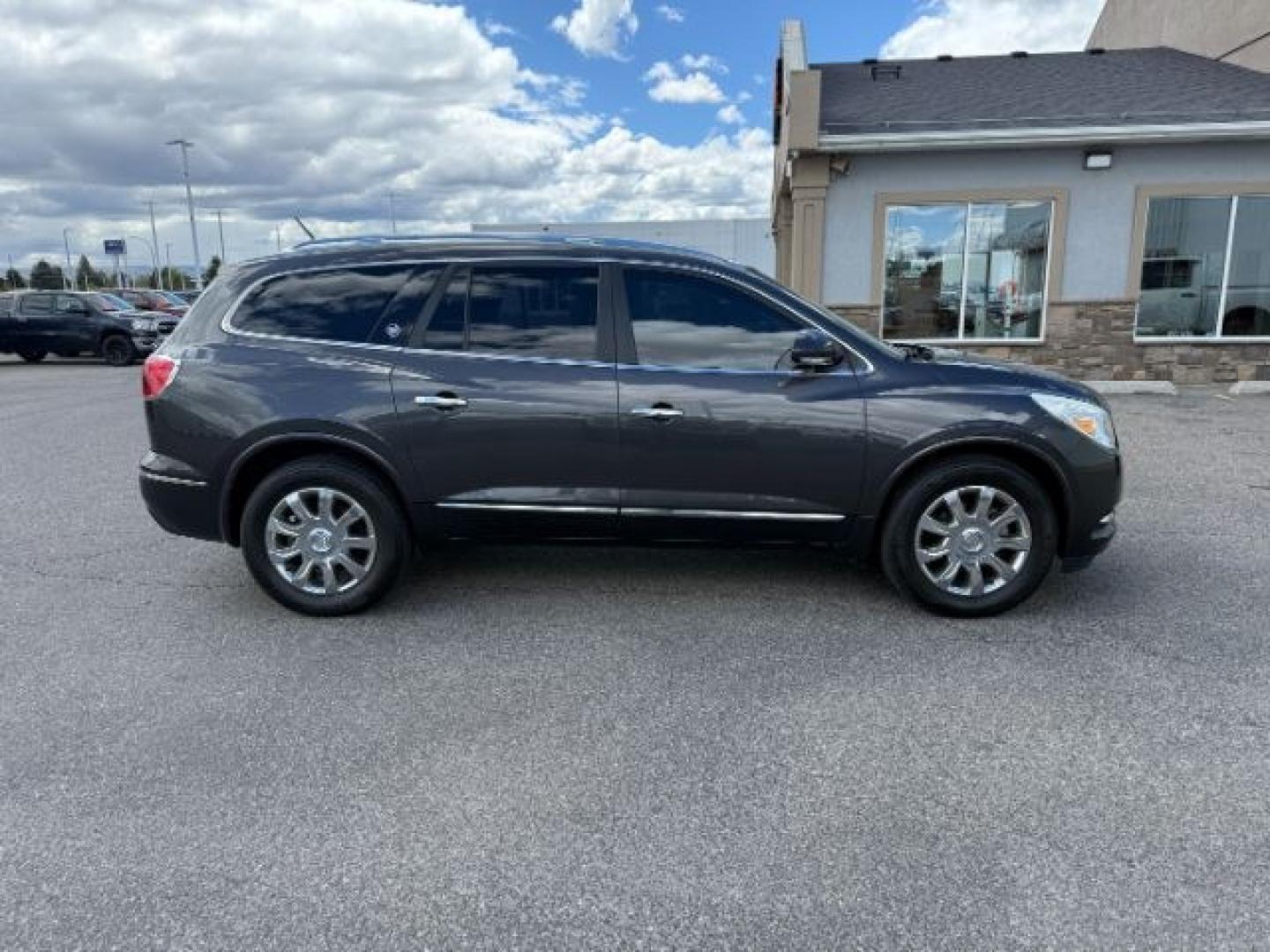 2016 GRAY /Ebony w/Ebony Accents Buick Enclave (5GAKVBKD2GJ) with an 36L V-6 gasoline direct injection engine, Automatic transmission, located at 1175 N Woodruff Ave, Idaho Falls, ID, 83401, 43.506901, -111.999657 - 2016 Buick Enclave Leather AWD powered by a 3.6L V6 engine with automatic transmission. Full-size 3-row SUV offering seating for up to seven passengers with a comfortable, quiet ride and strong highway performance. Features include leather interior, tri-zone climate control, touchscreen infotainment- Photo#9