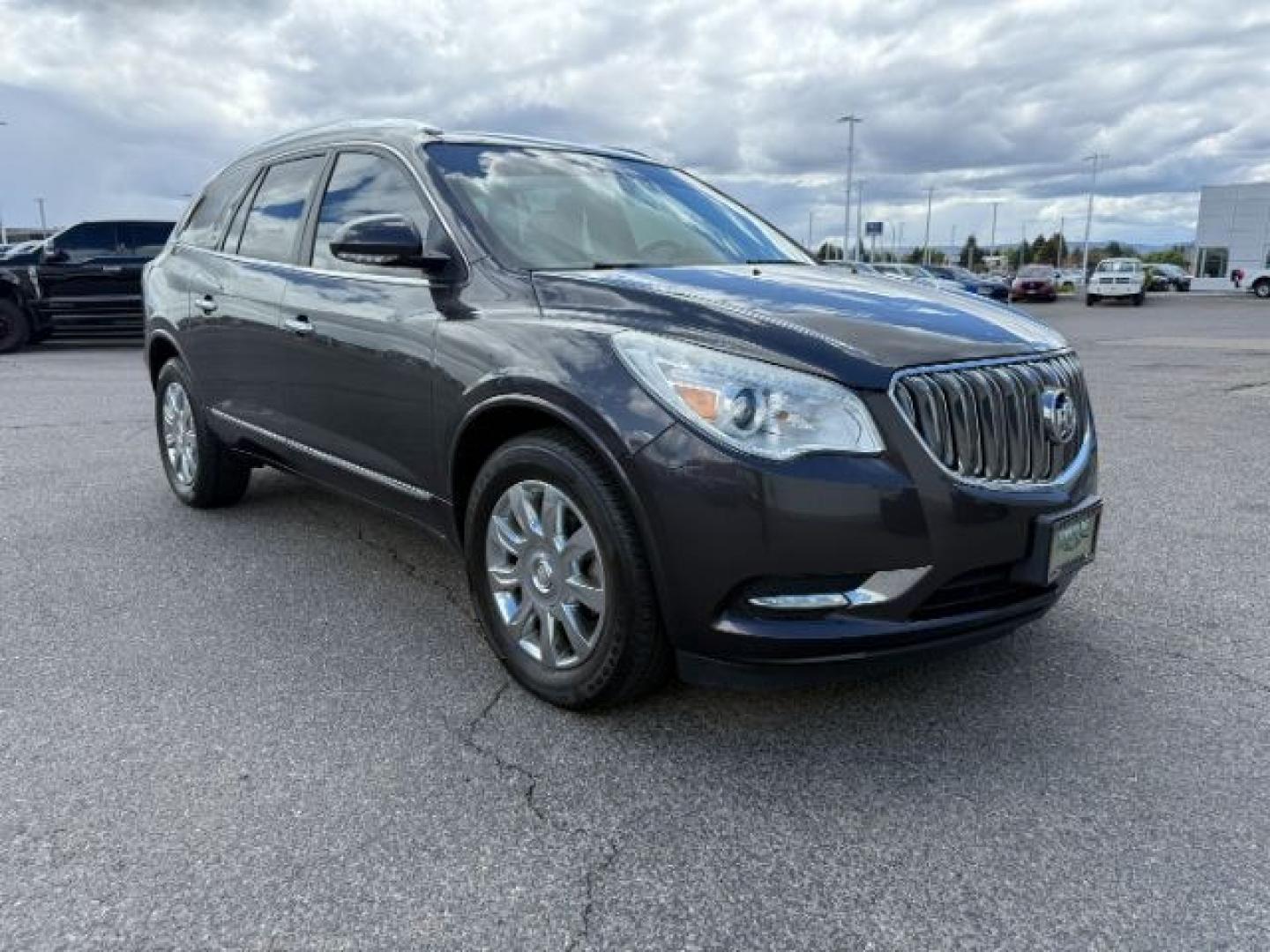 2016 GRAY /Ebony w/Ebony Accents Buick Enclave (5GAKVBKD2GJ) with an 36L V-6 gasoline direct injection engine, Automatic transmission, located at 1175 N Woodruff Ave, Idaho Falls, ID, 83401, 43.506901, -111.999657 - 2016 Buick Enclave Leather AWD powered by a 3.6L V6 engine with automatic transmission. Full-size 3-row SUV offering seating for up to seven passengers with a comfortable, quiet ride and strong highway performance. Features include leather interior, tri-zone climate control, touchscreen infotainment- Photo#10