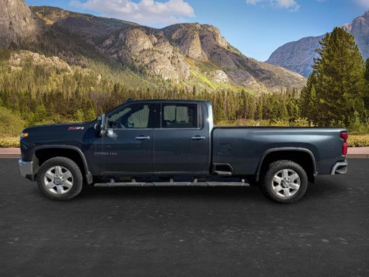 2020 BLUE /Gideon/Very Dark Atmosphere Chevrolet Silverado 2500HD 4WD Crew Cab Long Bed LTZ (1GC4YPEY7LF) with an Duramax 6.6L V-8 diesel direct injection engine, AUTOMATIC transmission, located at 1235 N Woodruff Ave., Idaho Falls, 83401, (208) 523-1053, 43.507172, -112.000488 - At Timberline Auto, finding a great deal on your next vehicle is always easy! Our experienced sales staff goal is to help find you the right vehicle at the right price! Our knowledgeable finance department has options for almost any credit score. We offer extended service contract options to prot - Photo#0