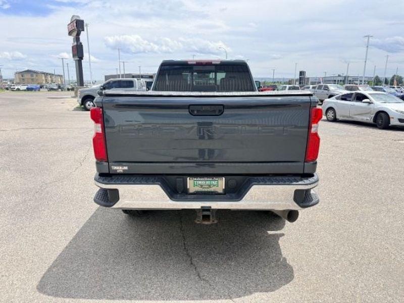 2020 Shadow Gray Metallic /Gideon/Very Dark Atmosphere Chevrolet Silverado LTZ (1GC4YPEY7LF) with an V8, 6.6L engine, 10-speed automatic transmission, located at 1175 N Woodruff Ave, Idaho Falls, ID, 83401, 43.506901, -111.999657 - <b>Vehicle Details</b><br>Take command of capability and comfort in this 2020 Chevrolet Silverado 2500 LTZ 4WD, powered by the proven V8 6.6L Diesel engine and ready for serious work or weekend adventure. Located in Idaho Falls, ID, this heavy-duty pickup delivers the bold performance, refined craft- Photo#3