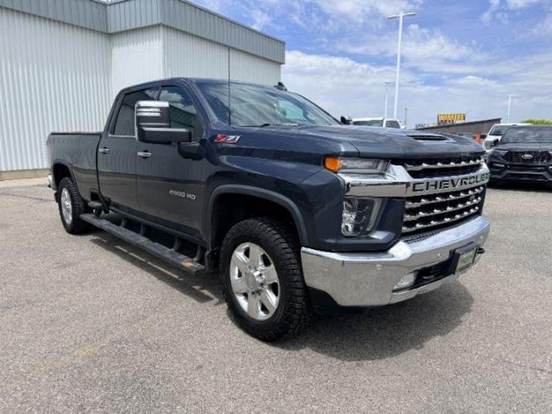 2020 Shadow Gray Metallic /Gideon/Very Dark Atmosphere Chevrolet Silverado LTZ (1GC4YPEY7LF) with an V8, 6.6L engine, 10-speed automatic transmission, located at 1175 N Woodruff Ave, Idaho Falls, ID, 83401, 43.506901, -111.999657 - <b>Vehicle Details</b><br>Take command of capability and comfort in this 2020 Chevrolet Silverado 2500 LTZ 4WD, powered by the proven V8 6.6L Diesel engine and ready for serious work or weekend adventure. Located in Idaho Falls, ID, this heavy-duty pickup delivers the bold performance, refined craft- Photo#8