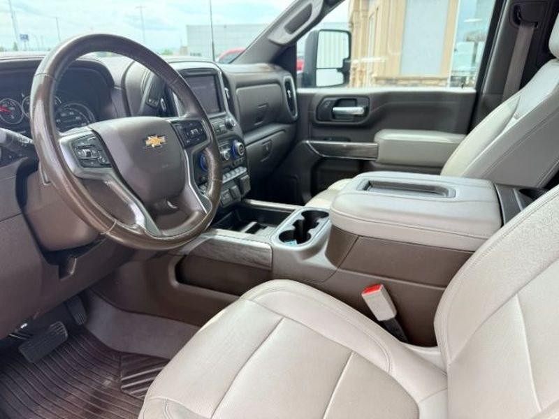 2020 Shadow Gray Metallic /Gideon/Very Dark Atmosphere Chevrolet Silverado LTZ (1GC4YPEY7LF) with an V8, 6.6L engine, 10-speed automatic transmission, located at 1175 N Woodruff Ave, Idaho Falls, ID, 83401, 43.506901, -111.999657 - <b>Vehicle Details</b><br>Take command of capability and comfort in this 2020 Chevrolet Silverado 2500 LTZ 4WD, powered by the proven V8 6.6L Diesel engine and ready for serious work or weekend adventure. Located in Idaho Falls, ID, this heavy-duty pickup delivers the bold performance, refined craft- Photo#14