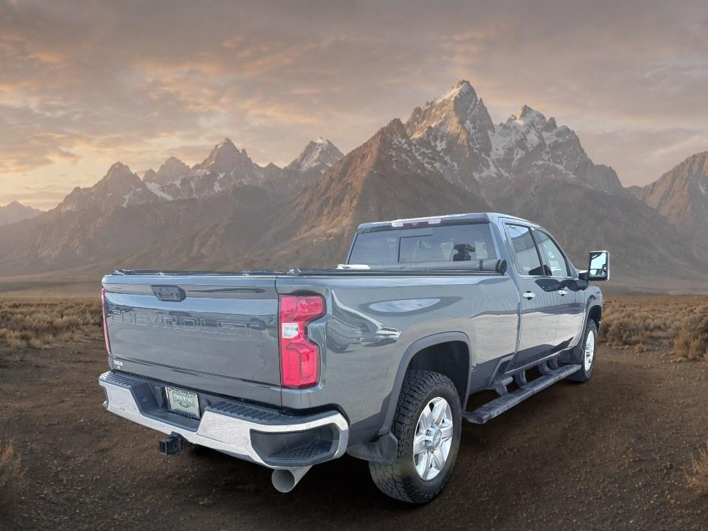 2020 Shadow Gray Metallic /Gideon/Very Dark Atmosphere Chevrolet Silverado LTZ (1GC4YPEY7LF) with an V8, 6.6L engine, 10-speed automatic transmission, located at 1175 N Woodruff Ave, Idaho Falls, ID, 83401, 43.506901, -111.999657 - <b>Vehicle Details</b><br>Take command of capability and comfort in this 2020 Chevrolet Silverado 2500 LTZ 4WD, powered by the proven V8 6.6L Diesel engine and ready for serious work or weekend adventure. Located in Idaho Falls, ID, this heavy-duty pickup delivers the bold performance, refined craft- Photo#5