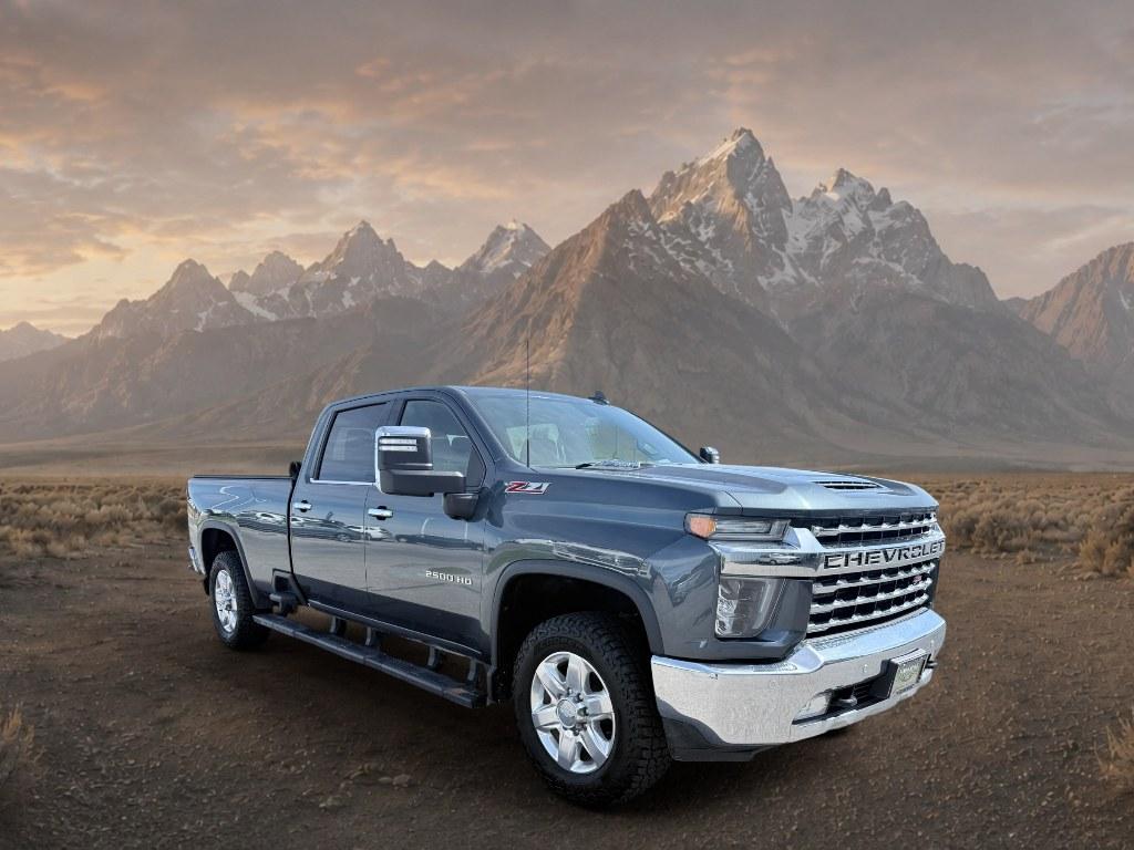 2020 Shadow Gray Metallic /Gideon/Very Dark Atmosphere Chevrolet Silverado LTZ (1GC4YPEY7LF) with an V8, 6.6L engine, 10-speed automatic transmission, located at 1175 N Woodruff Ave, Idaho Falls, ID, 83401, 43.506901, -111.999657 - <b>Vehicle Details</b><br>Take command of capability and comfort in this 2020 Chevrolet Silverado 2500 LTZ 4WD, powered by the proven V8 6.6L Diesel engine and ready for serious work or weekend adventure. Located in Idaho Falls, ID, this heavy-duty pickup delivers the bold performance, refined craft- Photo#7