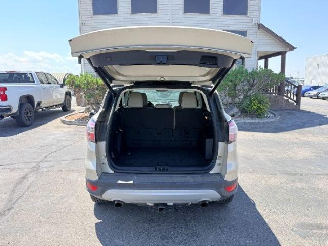 2018 GOLD /Medium Light Stone Ford Escape (1FMCU9HD3JU) with an EcoBoost 15L I-4 gasoline direct injection engine, Automatic transmission, located at 1175 N Woodruff Ave, Idaho Falls, ID, 83401, 43.506901, -111.999657- Photo#30