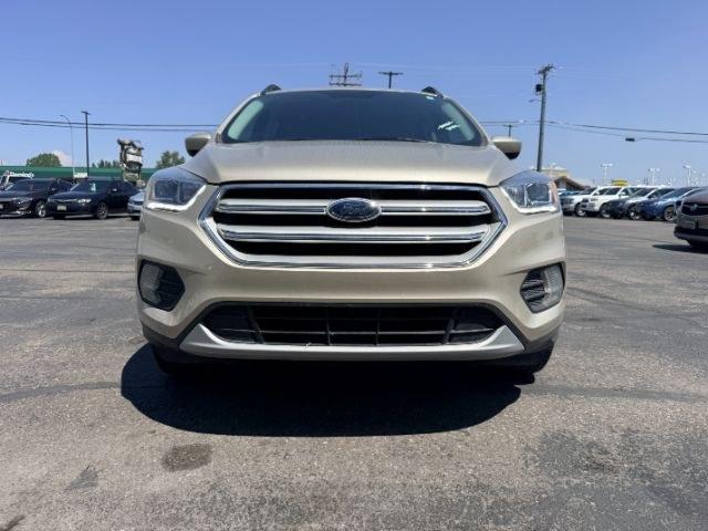 2018 GOLD /Medium Light Stone Ford Escape (1FMCU9HD3JU) with an EcoBoost 15L I-4 gasoline direct injection engine, Automatic transmission, located at 1175 N Woodruff Ave, Idaho Falls, ID, 83401, 43.506901, -111.999657- Photo#35