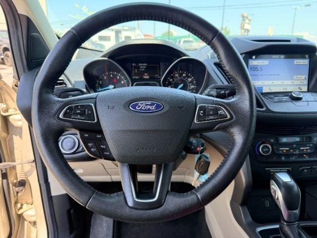 2018 GOLD /Medium Light Stone Ford Escape (1FMCU9HD3JU) with an EcoBoost 15L I-4 gasoline direct injection engine, Automatic transmission, located at 1175 N Woodruff Ave, Idaho Falls, ID, 83401, 43.506901, -111.999657- Photo#40