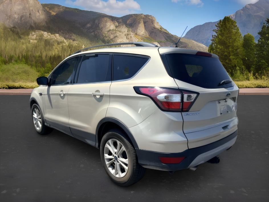 2018 GOLD /Medium Light Stone Ford Escape (1FMCU9HD3JU) with an EcoBoost 15L I-4 gasoline direct injection engine, Automatic transmission, located at 1175 N Woodruff Ave, Idaho Falls, ID, 83401, 43.506901, -111.999657- Photo#2