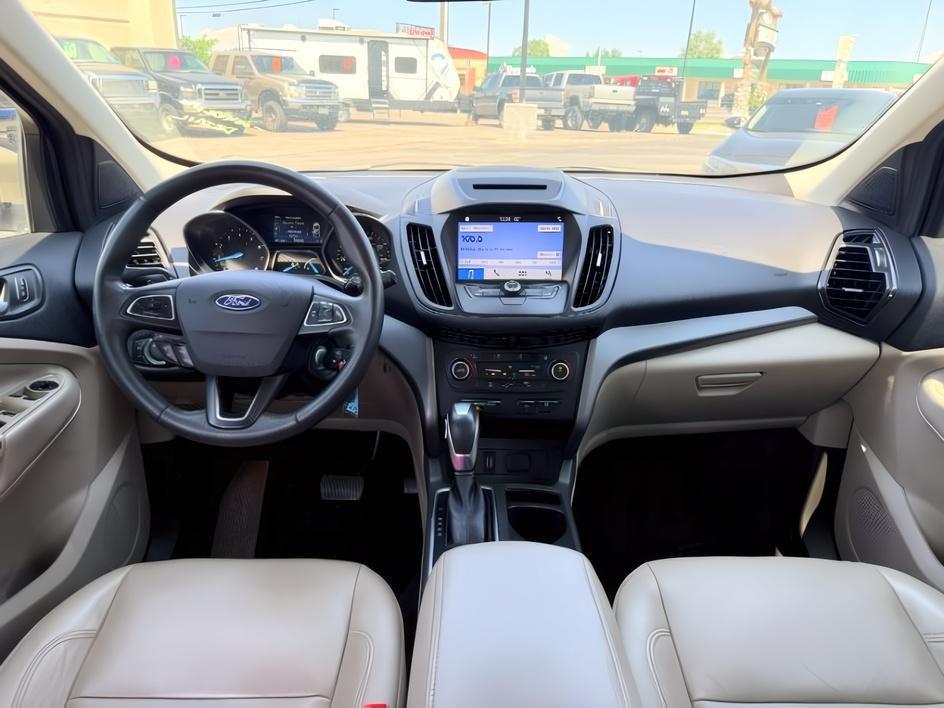2018 GOLD /Medium Light Stone Ford Escape (1FMCU9HD3JU) with an EcoBoost 15L I-4 gasoline direct injection engine, Automatic transmission, located at 1175 N Woodruff Ave, Idaho Falls, ID, 83401, 43.506901, -111.999657- Photo#22
