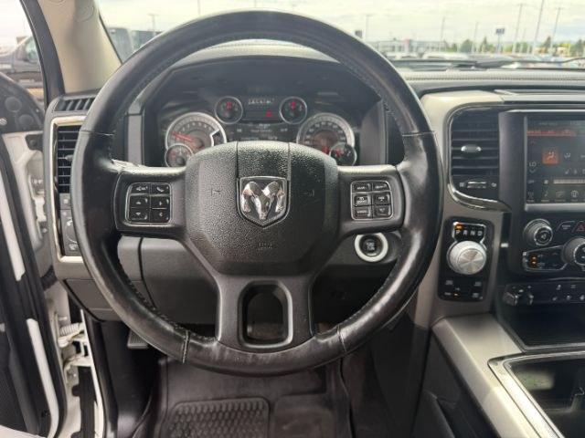 2014 WHITE /Black Ram 1500 (1C6RR7MTXES) with an HEMI 57L V-8 variable valve control engine, Automatic transmission, located at 1175 N Woodruff Ave, Idaho Falls, ID, 83401, 43.506901, -111.999657 - At Timberline Auto, finding a great deal on your next vehicle is always easy! Our experienced sales staff goal is to help find you the right vehicle at the right price! Our knowledgeable finance department has options for almost any credit score. We offer extended service contract options to prot - Photo#44