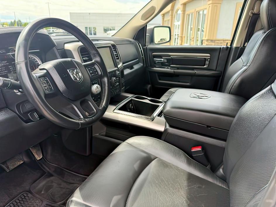 2014 WHITE /Black Ram 1500 (1C6RR7MTXES) with an HEMI 57L V-8 variable valve control engine, Automatic transmission, located at 1175 N Woodruff Ave, Idaho Falls, ID, 83401, 43.506901, -111.999657 - At Timberline Auto, finding a great deal on your next vehicle is always easy! Our experienced sales staff goal is to help find you the right vehicle at the right price! Our knowledgeable finance department has options for almost any credit score. We offer extended service contract options to prot - Photo#14