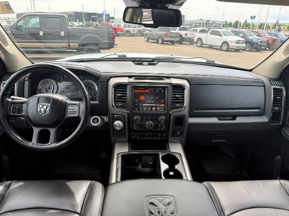2014 WHITE /Black Ram 1500 (1C6RR7MTXES) with an HEMI 57L V-8 variable valve control engine, Automatic transmission, located at 1175 N Woodruff Ave, Idaho Falls, ID, 83401, 43.506901, -111.999657 - At Timberline Auto, finding a great deal on your next vehicle is always easy! Our experienced sales staff goal is to help find you the right vehicle at the right price! Our knowledgeable finance department has options for almost any credit score. We offer extended service contract options to prot - Photo#25