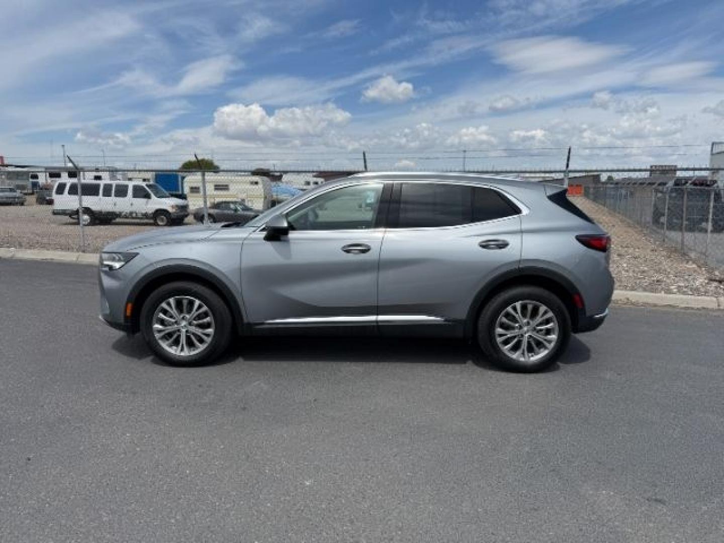 2023 SILVER /Ebony w/Ebony Accents Buick Envision Preferred AWD (LRBFZMR48PD) with an 2L I-4 gasoline direct injection engine, AUTOMATIC transmission, located at 1235 N Woodruff Ave., Idaho Falls, 83401, (208) 523-1053, 43.507172, -112.000488 - At Timberline Auto, finding a great deal on your next vehicle is always easy! Our experienced sales staff goal is to help find you the right vehicle at the right price! Our knowledgeable finance department has options for almost any credit score. We offer extended service contract options to prot - Photo#1