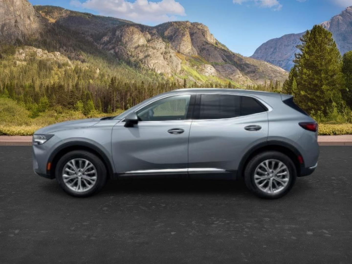 2023 SILVER /Ebony w/Ebony Accents Buick Envision Preferred AWD (LRBFZMR48PD) with an 2L I-4 gasoline direct injection engine, AUTOMATIC transmission, located at 1235 N Woodruff Ave., Idaho Falls, 83401, (208) 523-1053, 43.507172, -112.000488 - At Timberline Auto, finding a great deal on your next vehicle is always easy! Our experienced sales staff goal is to help find you the right vehicle at the right price! Our knowledgeable finance department has options for almost any credit score. We offer extended service contract options to prot - Photo#0