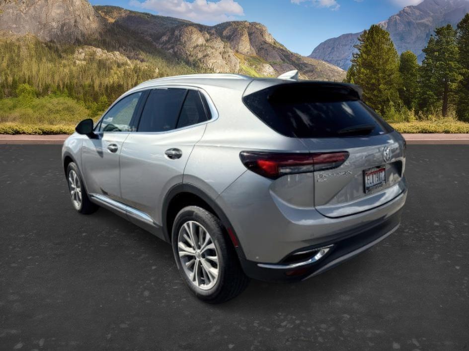 2023 SILVER /Ebony w/Ebony Accents Buick Envision Preferred AWD (LRBFZMR48PD) with an 2L I-4 gasoline direct injection engine, AUTOMATIC transmission, located at 1235 N Woodruff Ave., Idaho Falls, 83401, (208) 523-1053, 43.507172, -112.000488 - 2023 Buick Envision Preferred AWD powered by a 2.0L Turbo ECOTEC 4-cylinder engine paired with a 9-speed automatic transmission. This all-wheel-drive SUV delivers responsive performance, confident all-weather handling, and a comfortable ride. Features include Bluetooth connectivity, wireless Apple C- Photo#2