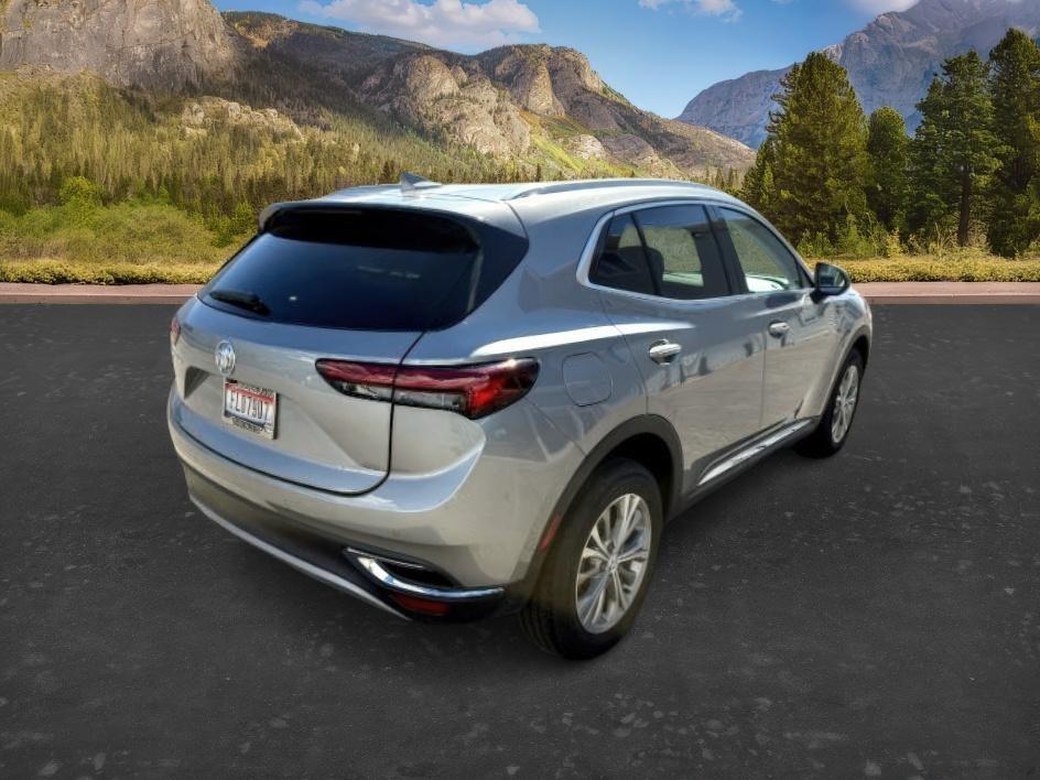 2023 SILVER /Ebony w/Ebony Accents Buick Envision Preferred AWD (LRBFZMR48PD) with an 2L I-4 gasoline direct injection engine, AUTOMATIC transmission, located at 1235 N Woodruff Ave., Idaho Falls, 83401, (208) 523-1053, 43.507172, -112.000488 - 2023 Buick Envision Preferred AWD powered by a 2.0L Turbo ECOTEC 4-cylinder engine paired with a 9-speed automatic transmission. This all-wheel-drive SUV delivers responsive performance, confident all-weather handling, and a comfortable ride. Features include Bluetooth connectivity, wireless Apple C- Photo#8