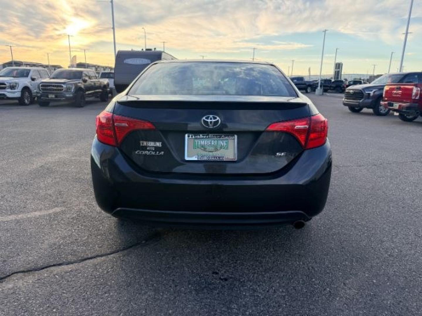 2018 BLACK /Black Toyota Corolla (2T1BURHE4JC) with an 18L I-4 DOHC engine, Automatic transmission, located at 1175 N Woodruff Ave, Idaho Falls, ID, 83401, 43.506901, -111.999657 - Efficiency and everyday reliability define this 2018 Toyota Corolla SE, powered by a 1.8L 4 cylinder engine paired with a CVT transmission and front wheel drive layout. This configuration delivers smooth, predictable driving characteristics that make it a strong fit for commuting, daily errands, and- Photo#3