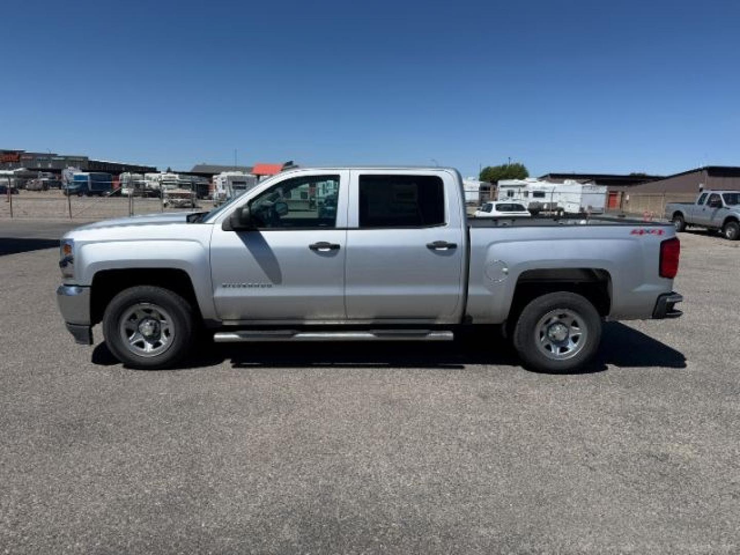 2017 SILVER /Dark Ash/Jet Black Chevrolet Silverado 1500 LS (3GCUKNEH8HG) with an EcoTec3 4.3L V-6 gasoline direct injection engine, AUTOMATIC transmission, located at 1235 N Woodruff Ave., Idaho Falls, 83401, (208) 523-1053, 43.507172, -112.000488 - At Timberline Auto, finding a great deal on your next vehicle is always easy! Our experienced sales staff goal is to help find you the right vehicle at the right price! Our knowledgeable finance department has options for almost any credit score. We offer extended service contract options to prot - Photo#1