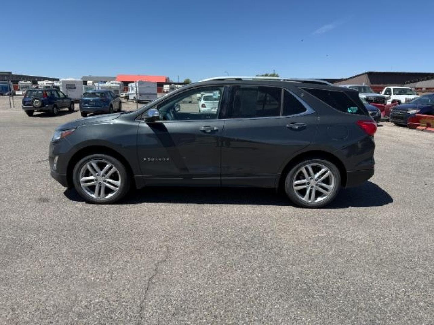 2018 GRAY /Jet Black Chevrolet Equinox (3GNAXMEV6JL) with an 15L I-4 gasoline direct injection engine, Automatic transmission, located at 1175 N Woodruff Ave, Idaho Falls, ID, 83401, 43.506901, -111.999657 - At Timberline Auto, finding a great deal on your next vehicle is always easy! Our experienced sales staff goal is to help find you the right vehicle at the right price! Our knowledgeable finance department has options for almost any credit score. We offer extended service contract options to prot - Photo#1